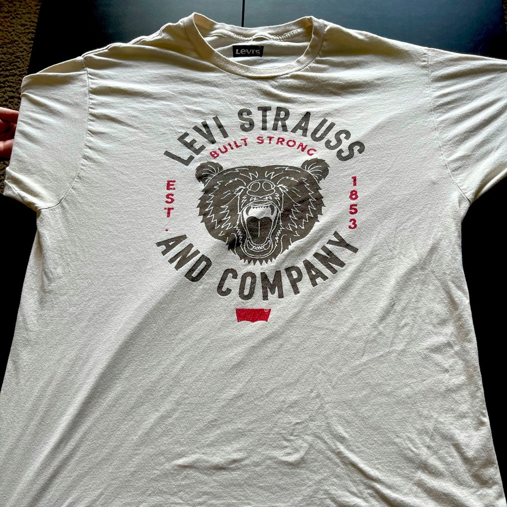 Vintage White Levi Strauss and Co t-shirt